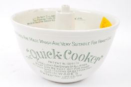 GRIMWADES THE QUICKER COOKER POTTERY COOKING BOWL