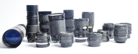 MIXED COLLECTION OF CAMERA LENSES