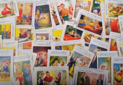 VINTAGE BAMFORTH COMICS COMICAL POSTCARDS