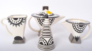 ART DECO PLANT & TINSLEY PRODUCTION'MOORLAND' TEA SET