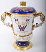 AYNSLEY PETER JONE VE DAY LIMITED EDITION BONE CHINA URN