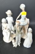 COLLECTION VINTAGE SPANISH PORCELAIN FIGURINES