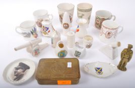 WWI PRINCESS MARY'S CHRISTMAS BRASS BOX WITH GOSS
