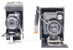 TWO FOLDING VINTAGE CAMERAS