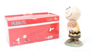 NAO – PEANUTS - CHARLIE BROWN - BOXED CERAMIC FIGURINE