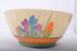 1930S CLARICE CLIFF CROCUS PATTERN BOWL