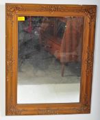19TH CENTURY GILDED WOODEN WALL MIRROR