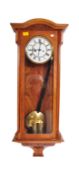 LARGE EARLY 20TH CENTURY VIENNA 8-DAY WALL CLOCK
