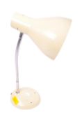RETRO VINTAGE CREAM GOOSE NECK TABLE LAMP