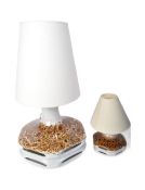 MATCHING PAIR OF WEST GERMAN STYLE LAMPS