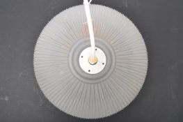 LARGE RETRO FROSTED GLASS CEILING LIGHT SHADE