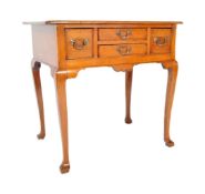 19TH CENTURY GEORGIAN OAK LOW BOY DESK TABLE