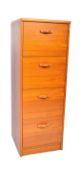 BRITISH MODERN DESIGN - MID CENTURY TEAK FILING CABINET