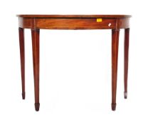 18TH CENTURY GEORGE III MAHOGANY CONSOLE TABLE
