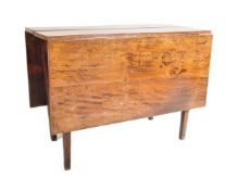 19TH CENTURY GEORGE III GATELEG DROP LEAF DINING TABLE
