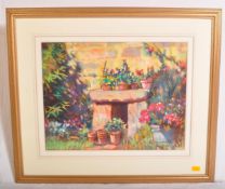 DAVID NAPP LARGE PASTEL ON BOARD