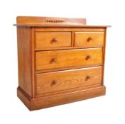VINTAGE 20TH CENTURY GOLDEN OAK CHEST OF DRAWERS