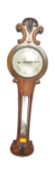 19TH CENTURY VICTORIAN OAK BAROMETER