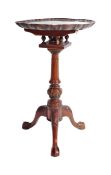 EARLY 20TH CENTURY GEORGE III STYLE BIRDCAGE TABLE