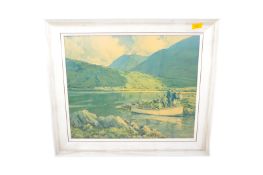 AFTER T. H. CRAIG - BELEIVED LOCH CORRIB - FRAMED PRINT