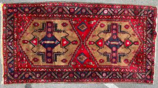 MID 20TH CENTURY PERSIAN ISLAMIC HAMADAN STYLE RUG