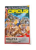FOSSETT'S CIRCUS - VINTAGE ADVERTISING POSTER
