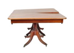 EDWARDIAN MAHOGANY BREAKFAST - TILT TOP DINING TABLE