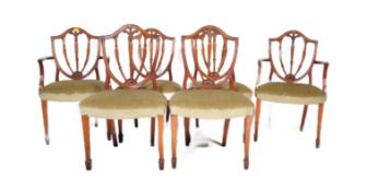 19TH CENTURY CIRCULAR REVIVAL MAHOGANY DINING SUITE