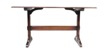 LUCIAN ERCOLANI FOR ERCOL - BEECH AND ELM DINING TABLE