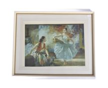 AFTER SIR WILLIAM RUSSELL FLINT - SIGNED PRINT