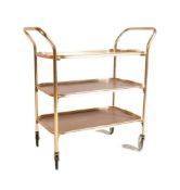 RETRO VINTAGE MID 20TH CENTURY TIERED HOSTESS TROLLEY