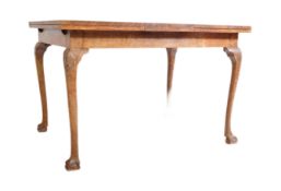 VINTAGE EARLY 20TH CENTURY OAK DRAW LEAF DINING TABLE
