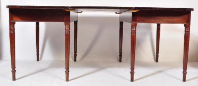 REGENCY REVIVAL CIRCA 1800 MAHOGANY DINING TABLE