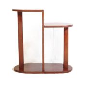 EARLY 20TH CENTURY ART DECO SOLID MAHOGANY PLANT STAND