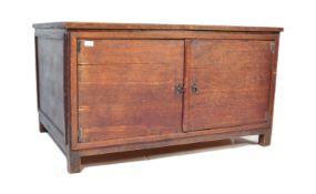 OVERSIZED 19TH CENTURY OAK BLANKET BOX