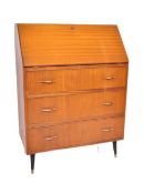 RETRO VINTAGE MID 20TH CENTURY TEAK BUREAU