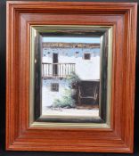 JOSE BARBERA - LATE 20TH CENTURY OIL ON BOARD PAINTING