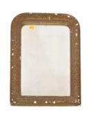19TH CENTURY GILT WOOD & GESSO FRENCH OVERMANTEL MIRROR