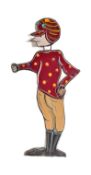 CAROUSEL RIDE - FAIRGROUND HAND PAINTED JOCKEY FIGURE