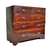 VICTORIAN 19TH CENTURY WALNUT ATTIC CHEST OF DRAWERS