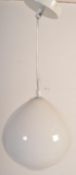 HABITAT - CONTEMPORARY MILK GLASS HANGING CEILING LIGHT