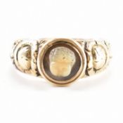 ANTIQUE GEORGIAN GOLD & CAMEO RING