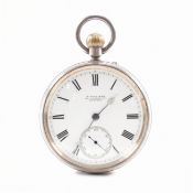 VICTORIAN SILVER HALLMARKED POCKET WATCH
