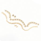 TWO VINTAGE COSTUME NECKLACE & EARRINGS PARURES