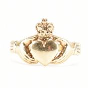 HALLMARKED 9CT GOLD CLADDAGH RING