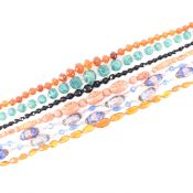 COLLECTION OF VINTAGE BEADED NECKLACES