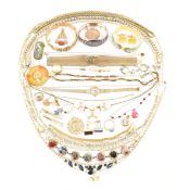 COLLECTION OF GOLD TONE JEWELLERY - MICHAELA FREY