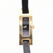 GUCCI GILT GOLD TONE WRIST WATCH 3900L