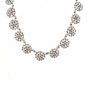 19TH CENTURY CUT STEEL COLLAR NECKLACE