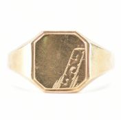HALLMARKED 9CT GOLD SIGNET RING